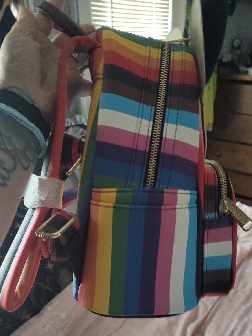 Mickey Mouse Pride Loungefly - Picture 7 of 8